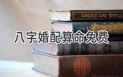 八字婚配算命免费