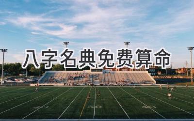 八字名典免费算命
