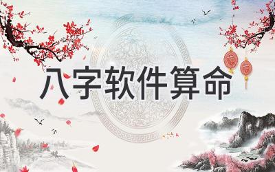 八字软件算命