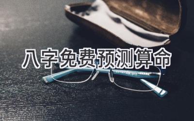 八字免费预测算命
