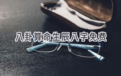 八卦算命生辰八字免费